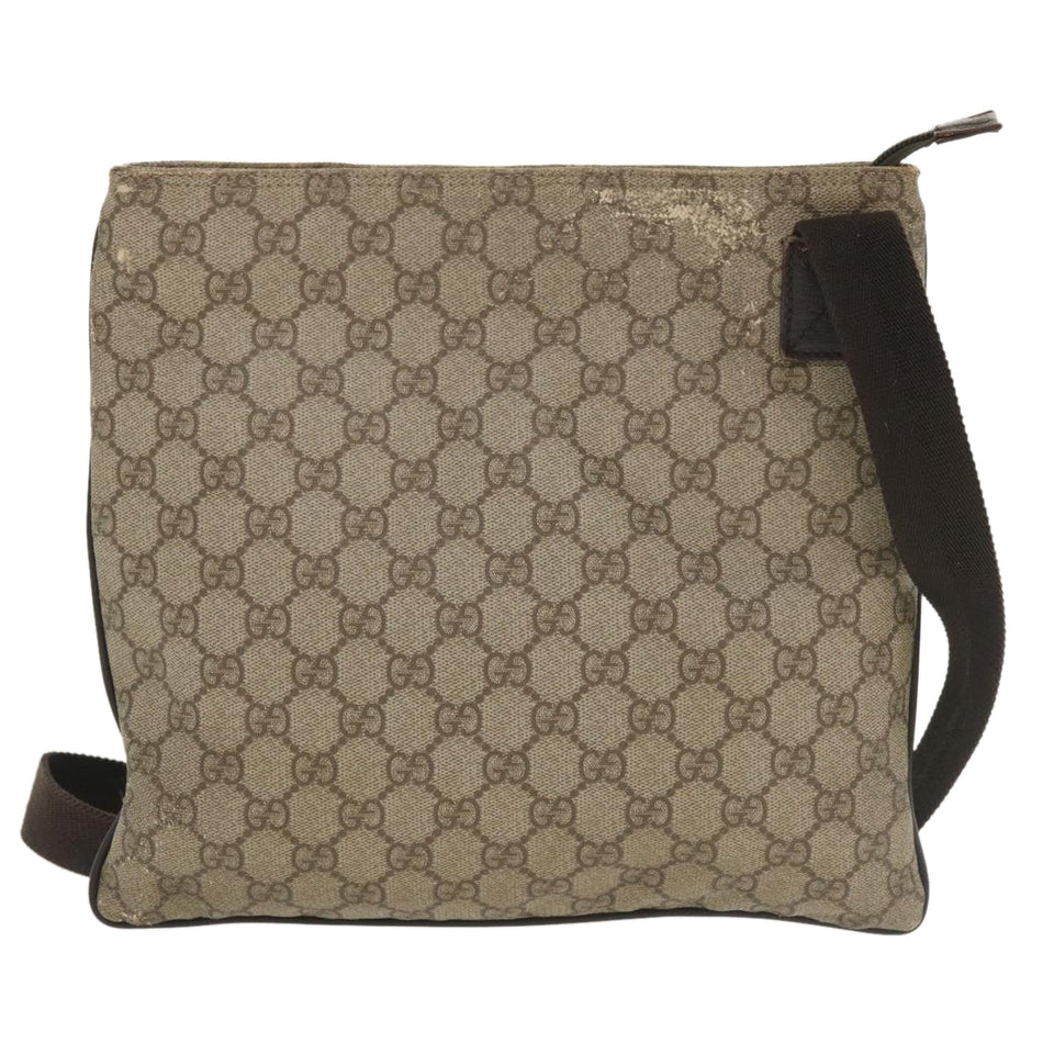 Gucci GG Canvas Shoulder Bag Beige 141626467891 tb395