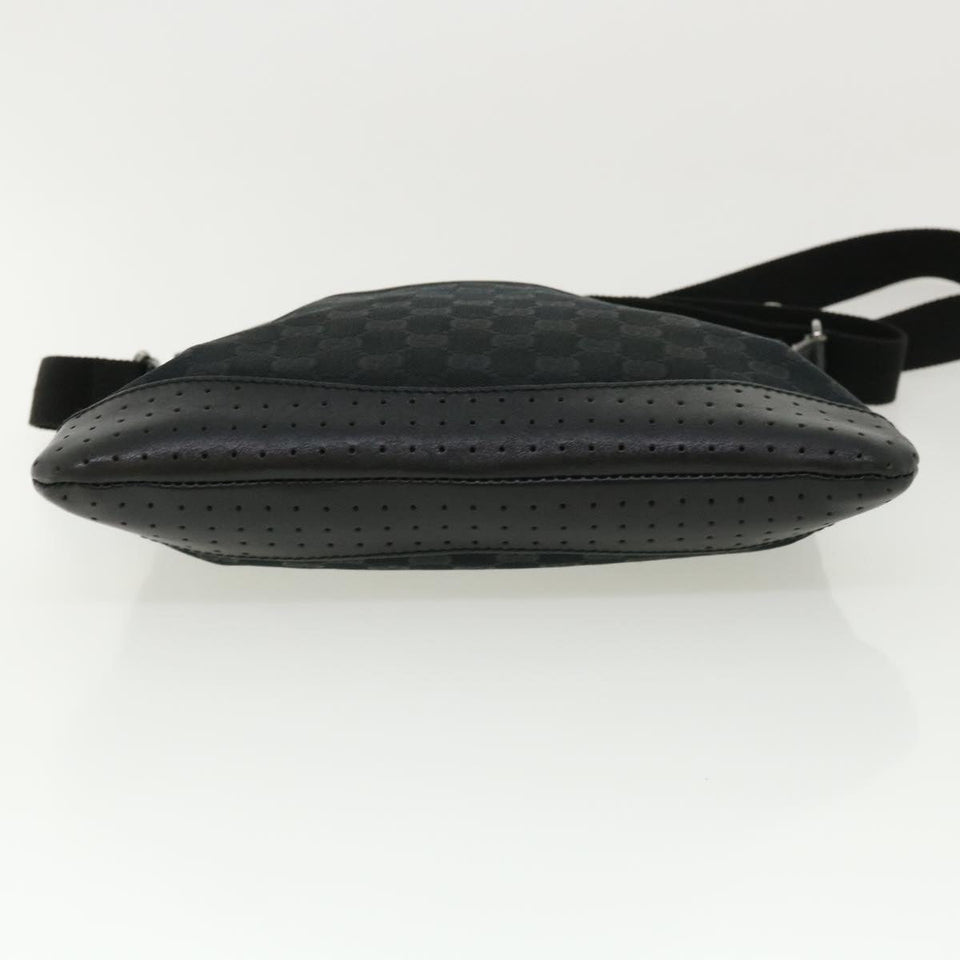 Gucci GG Canvas Shoulder Bag Black 145857001013 tb425
