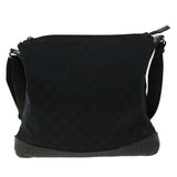 Gucci GG Canvas Shoulder Bag Black 145857001013 tb425