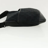 Gucci GG Canvas Shoulder Bag Black 145857001013 tb425