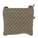 Gucci GG Canvas Star Shoulder Bag PVC Leather Beige Pink 295257 tb525