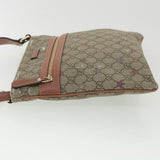 Gucci GG Canvas Star Shoulder Bag PVC Leather Beige Pink 295257 tb525