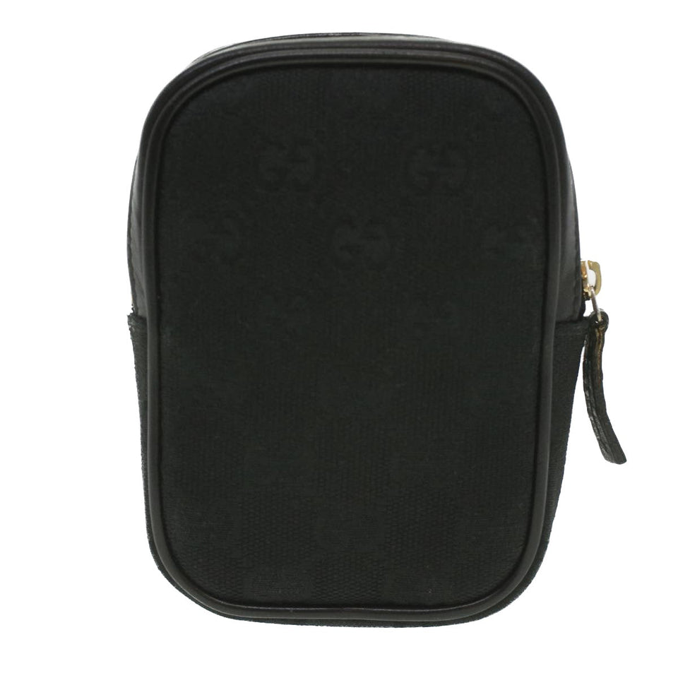 Gucci GG Canvas Cigarette Case Black 115249 tb530
