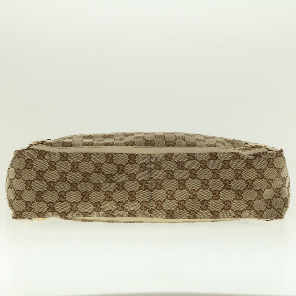 Gucci GG Canvas Abbey Tote Bag Beige White 205141 tb580