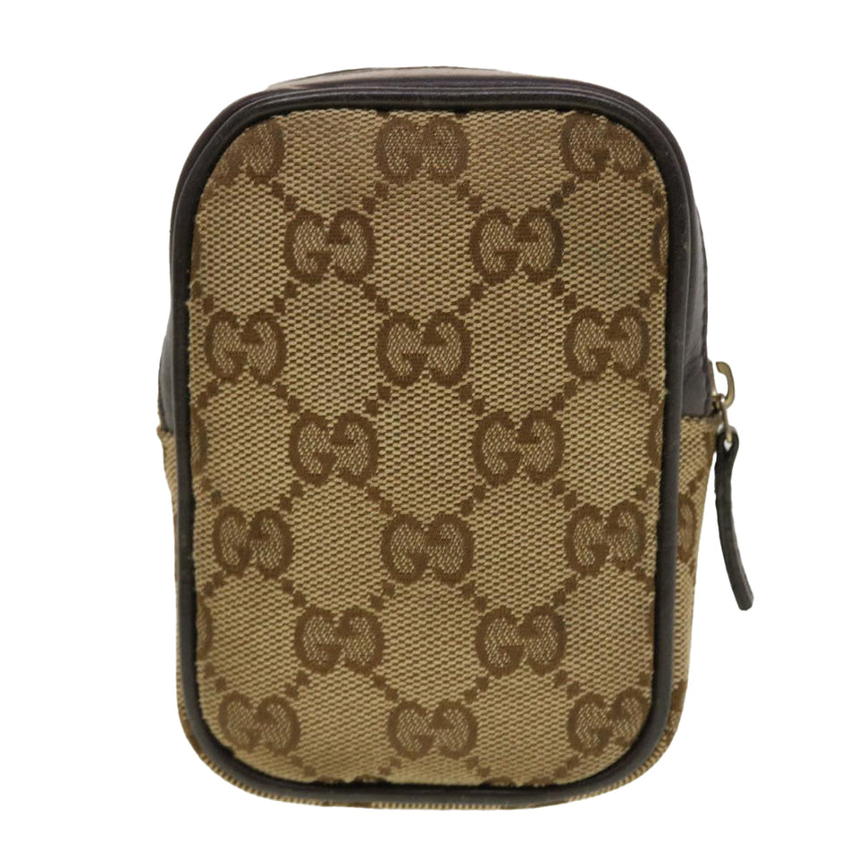 Gucci GG Canvas Cigarette Case Beige 115249 tb636