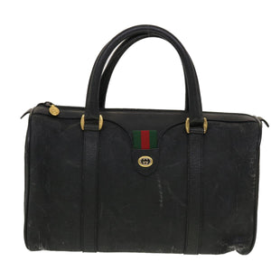 Gucci GG Canvas Web Sherry Line Hand Bag 2Set Black Red beige tb658