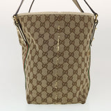 Gucci GG Canvas Web Sherry Line Tote Bag Beige Green Red 139260 tb669