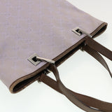 Gucci GG Canvas Tote Bag Purple Brown 31244 tb674