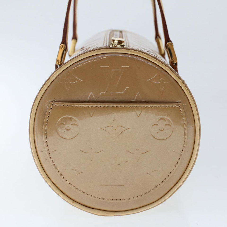 Louis Vuitton Monogram Vernis Bedford Hand Bag Noisette LV Auth tb800
