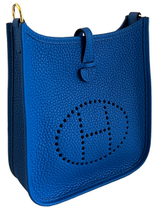 Hermes Evelyne TPM 16 Blue Frida