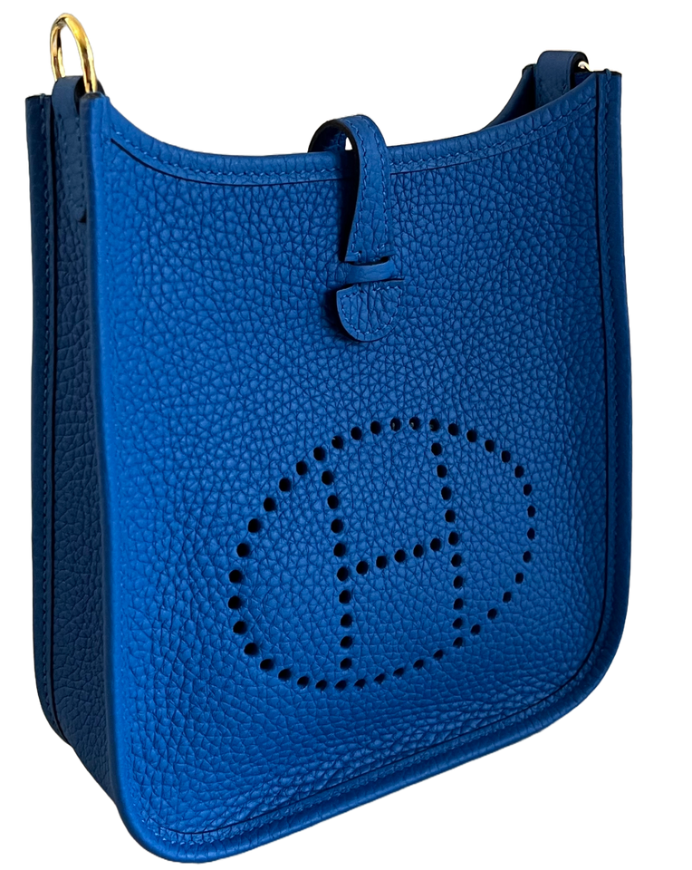 Hermes Evelyne TPM 16 Blue Frida