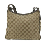 Gucci Web Sherry Line GG Canvas Hand Shoulder Bag 2Set Beige th1038
