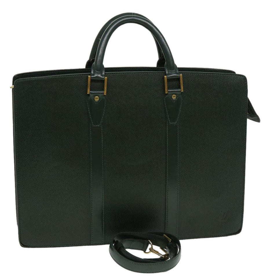 Louis Vuitton Taiga Porte Documnts Rozan Business Bag Epicea Auth th2713