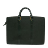 Louis Vuitton Taiga Porte Documnts Rozan Business Bag Epicea Auth th2713