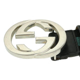 Gucci Sherry Line Soho Belt Black Light Blue th2760