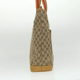 Gucci Sherry Line GG Canvas Tote Bag Beige Red Brown th3191