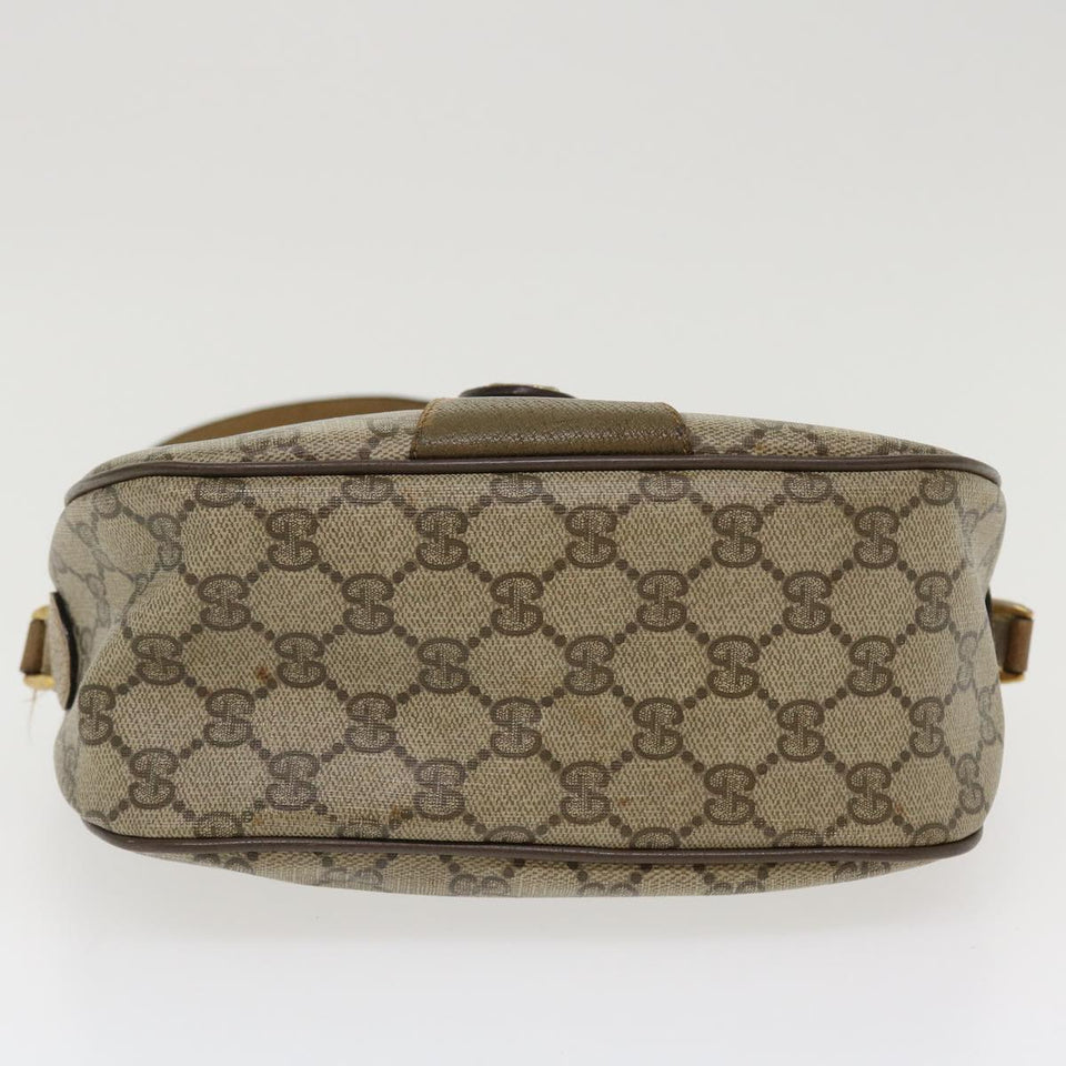 Gucci GG Canvas Web Sherry Line Shoulder Bag Beige Red Green 8902032 th3418