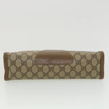 Gucci GG Canvas Web Sherry Line Clutch Bag Beige Red Green 89 01 033 th3487