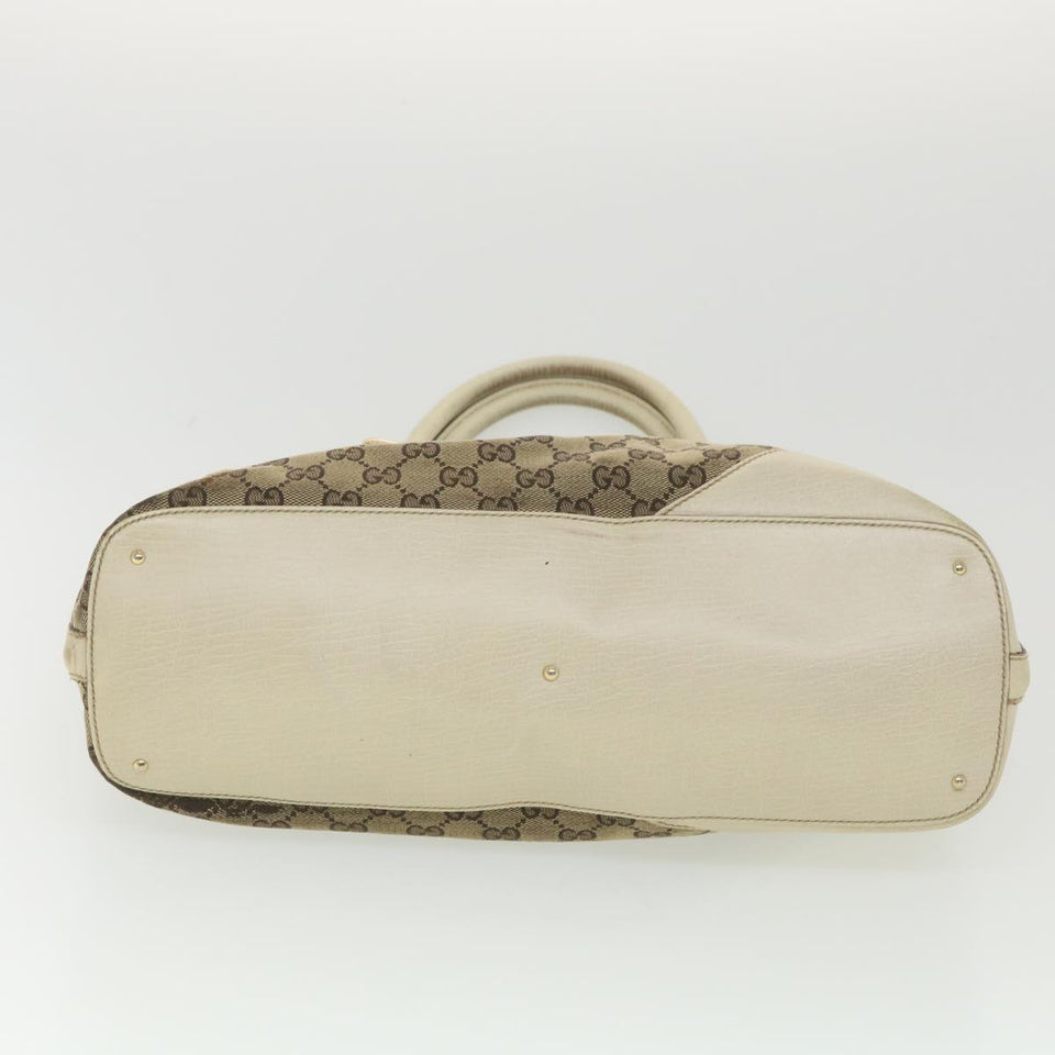 Gucci GG Canvas Sherry Line Shoulder Bag Beige 137385 th3490