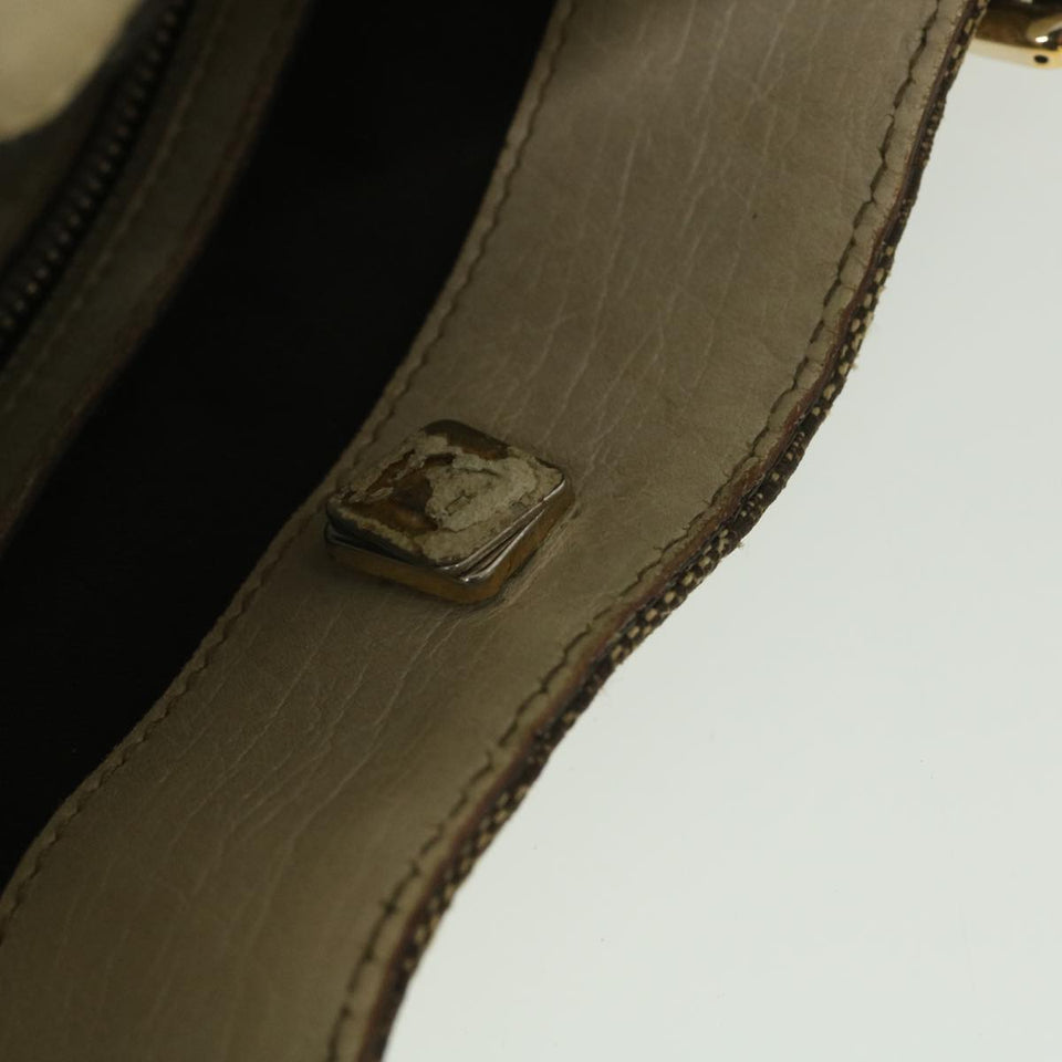 Gucci GG Canvas Sherry Line Shoulder Bag Beige 137385 th3490