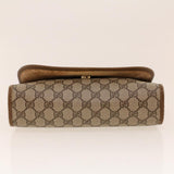 Gucci GG Canvas Web Sherry Line Clutch Bag Beige Red Green 89.01.030 th3599