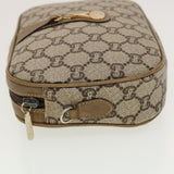 Gucci GG Plus Canvas Shoulder Bag PVC Leather Beige th3682