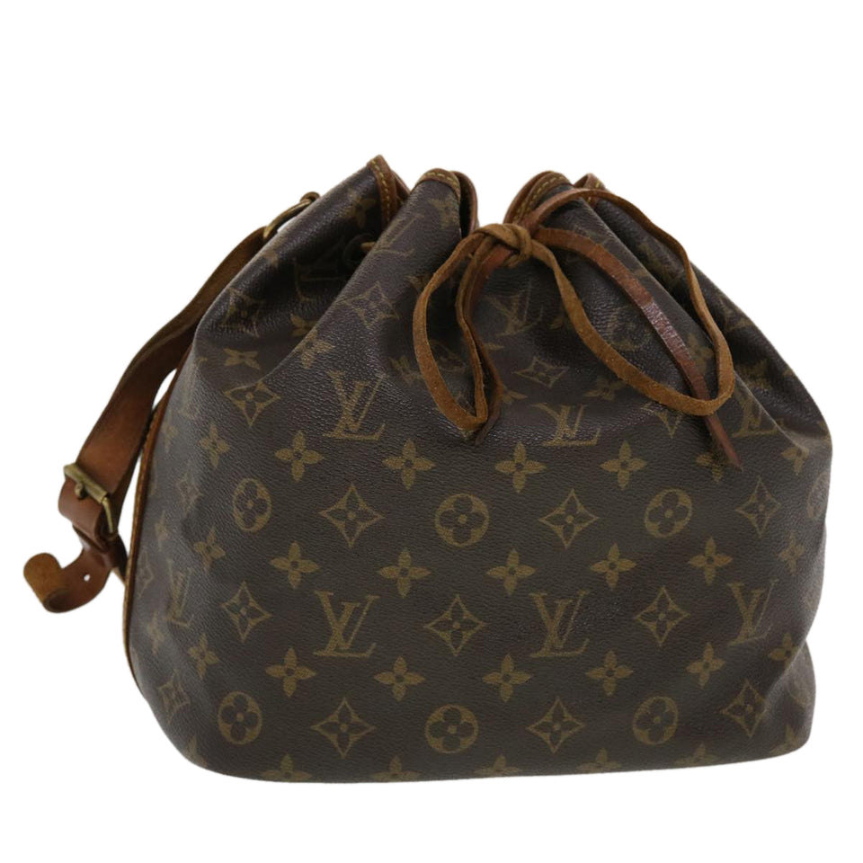 Louis Vuitton Monogram Petit Noe Shoulder Bag LV Auth th3703