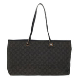 Gucci GG Canvas Tote Bag Black 36173 1705 th3729