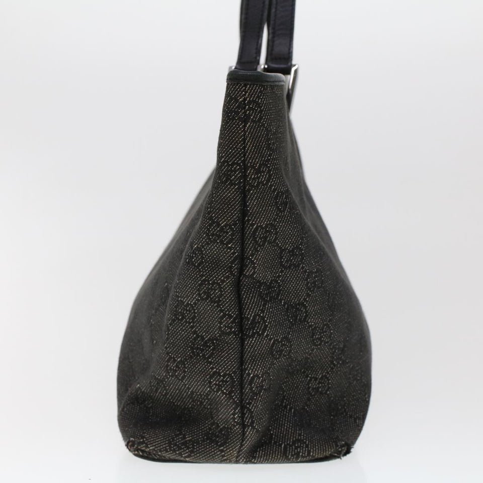 Gucci GG Canvas Tote Bag Black 36173 1705 th3729