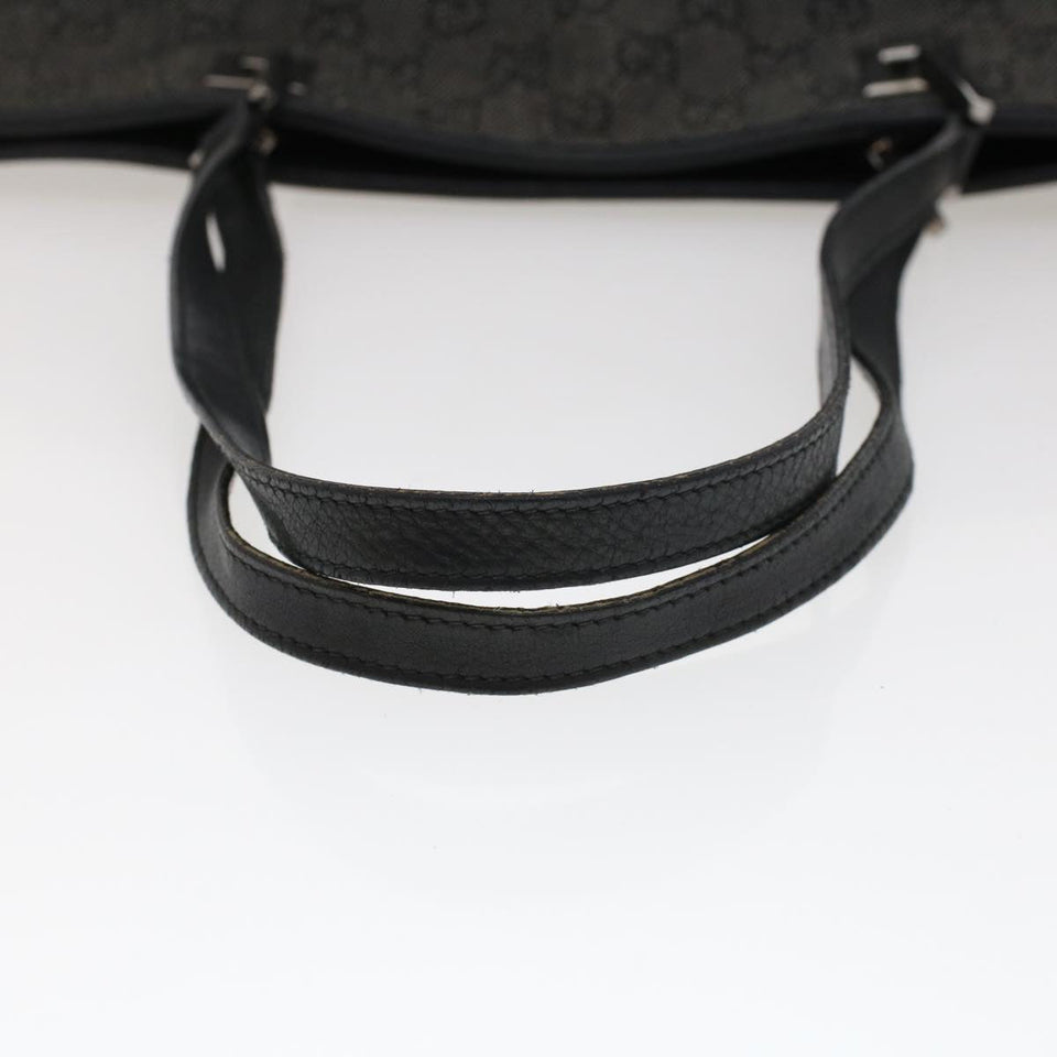 Gucci GG Canvas Tote Bag Black 36173 1705 th3729