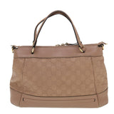 Gucci GG Canvas Guccissima Hand Bag 2way Shoulder Bag Beige 269894 th3730