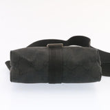Gucci GG Canvas Waist Bag Pouch Black am1341s