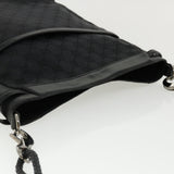 Gucci GG Canvas Shoulder Bag Black 1090972128 ki2297