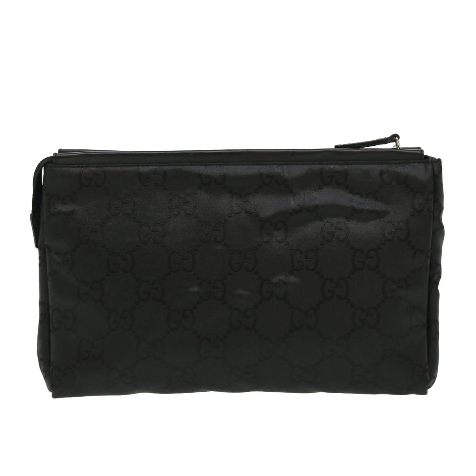 Gucci GG Canvas Clutch Bag Black ki2143