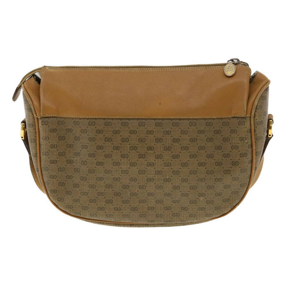 Gucci Micro GG Canvas Shoulder Bag Brown 001580918 rd2931