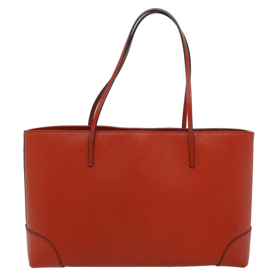 Gucci Diamante Lax Tote Bag Leather Red 353397 30343