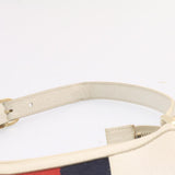 Gucci Sherry Line Hand Bag Leather White am1337s