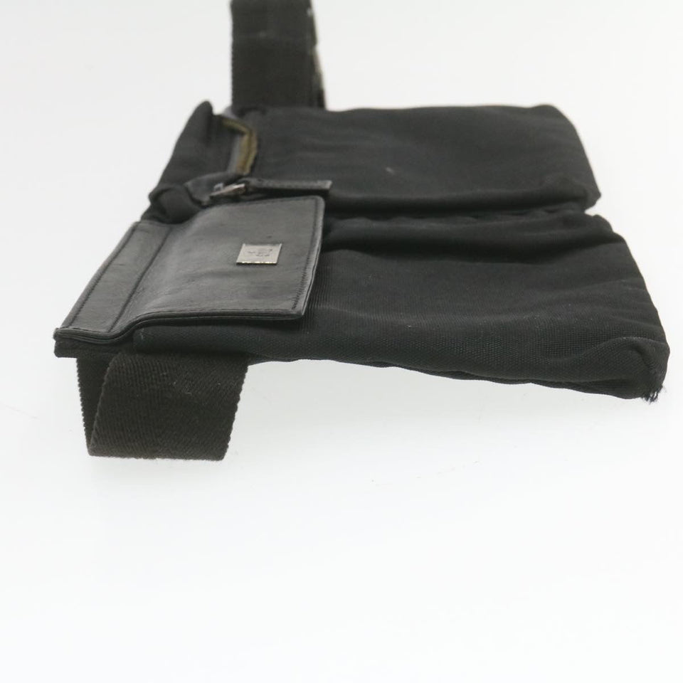Gucci Waist Bag Pouch Nylon Black rd1401