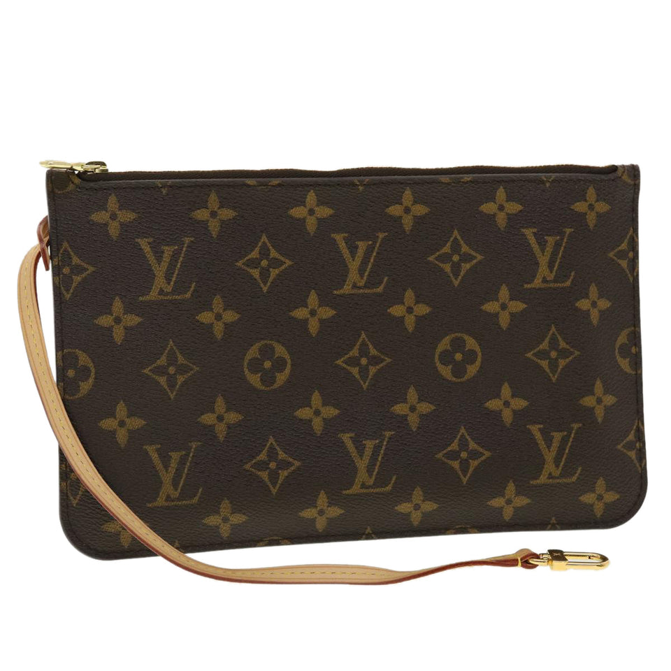 Louis Vuitton Monogram Neverfull MM Pouch Accessory Pouch LV Auth yk6610 Tote