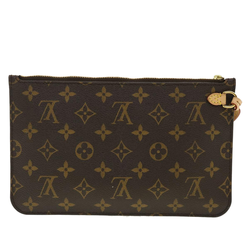 Louis Vuitton Monogram Neverfull MM Pouch Accessory Pouch LV Auth yk6610 Tote