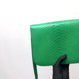 Python Medium Classic Box Flap Grass Green