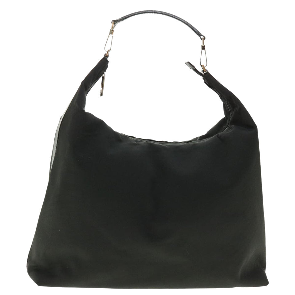 Gucci Shoulder Bag Canvas Black ti1009