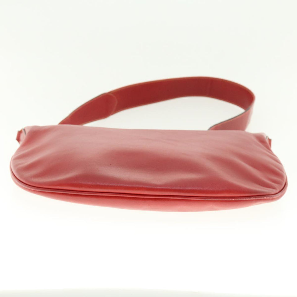 Gucci Shoulder Bag Leather Red ti1010