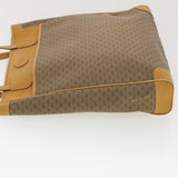Gucci Micro GG Canvas Tote Bag PVC Leather Beige ti1048