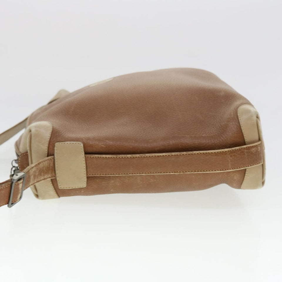 Gucci Shoulder Bag Leather Brown ti1051