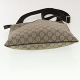 Gucci GG Canvas Shoulder Bag PVC Leather Beige 141626 ti1052