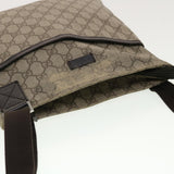 Gucci GG Canvas Shoulder Bag PVC Leather Beige 141626 ti1052