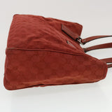 Gucci GG Canvas Tote Bag Red ti1130
