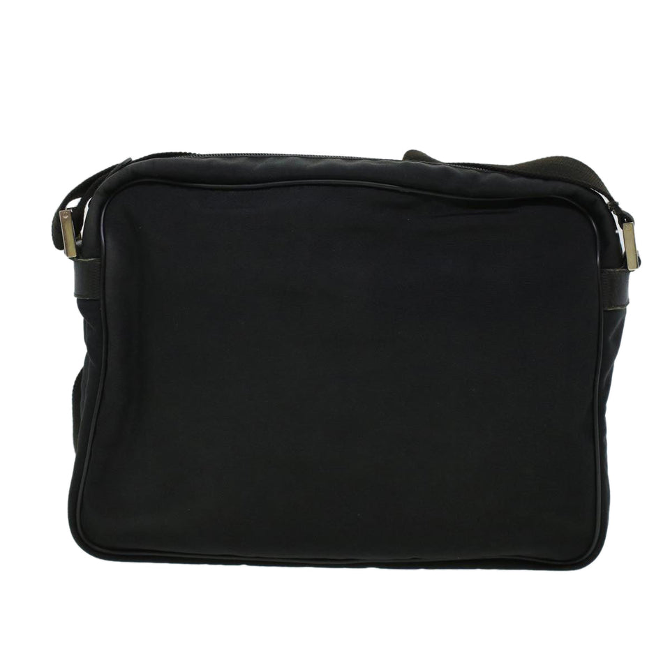 Gucci Shoulder Bag Canvas Black 146298 ti1133