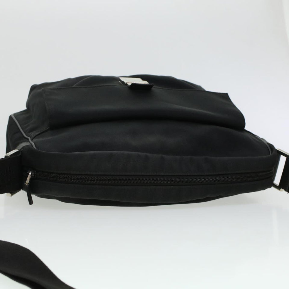 Gucci Shoulder Bag Canvas Black 146298 ti1133